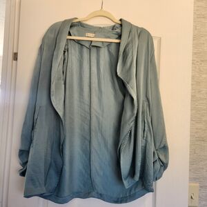 Kori Light Blue Blazer Size L Euc